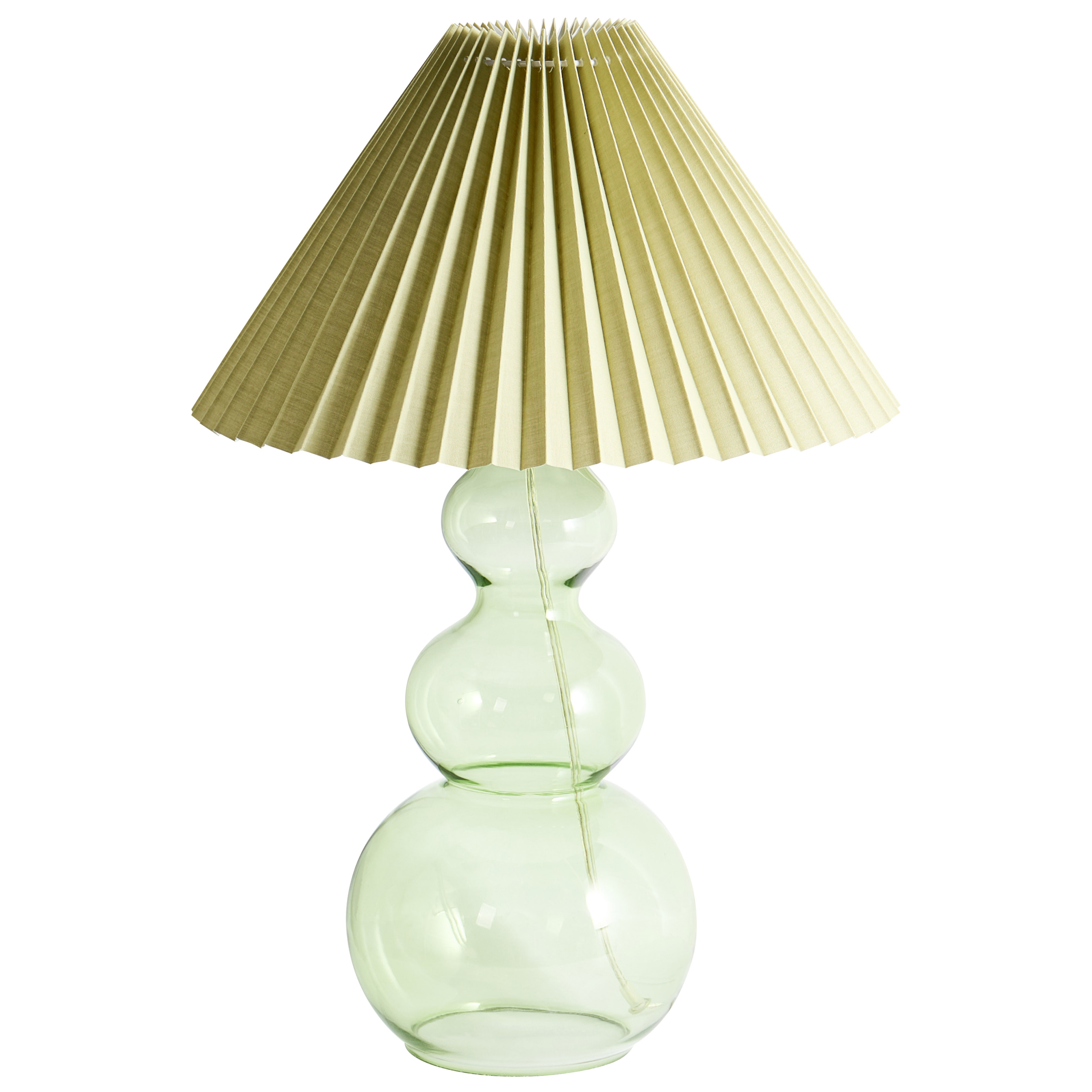 Bordlampe SENGWA Glas Grøn