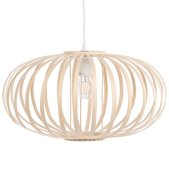 Loftlampe HAVEL Bambus Lysebrun