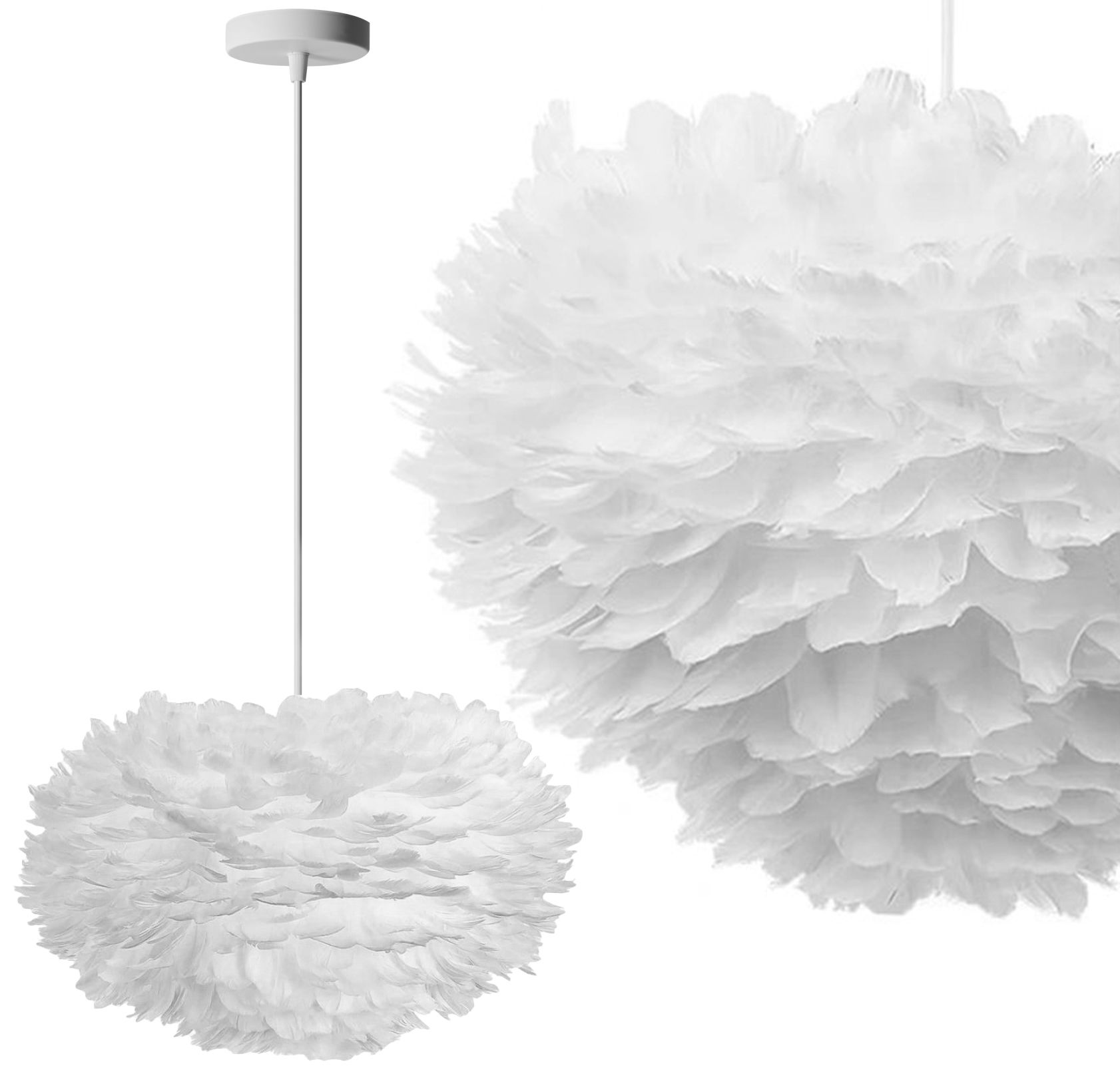 TOOLIGHT hængende loftlampe APP335-3CP Hvid 35x12x100cm