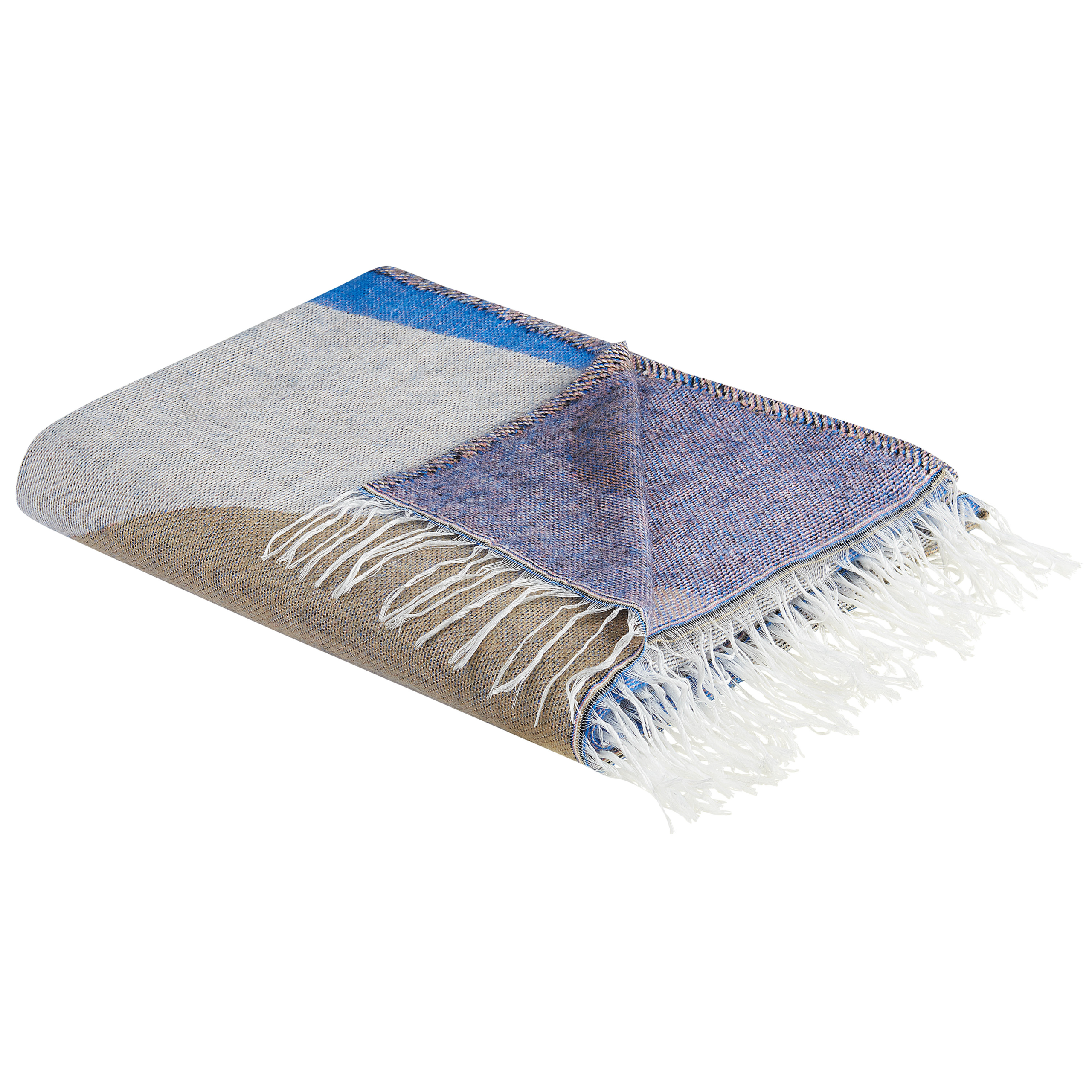 Plaid YALADI 130 x 170 cm Multifarvet