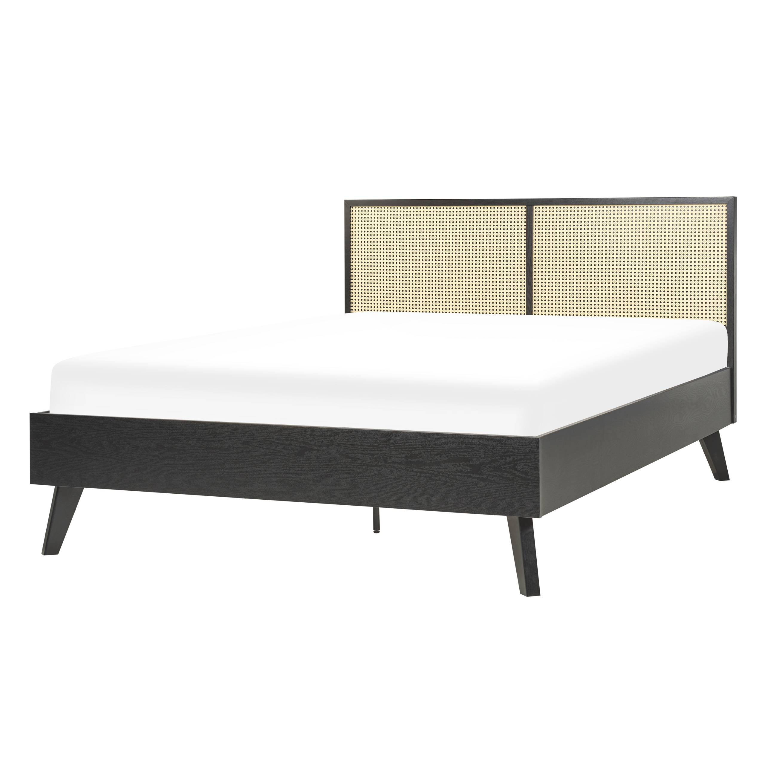 Seng Rattan MONPAZIER 140 x 200 cm Sort