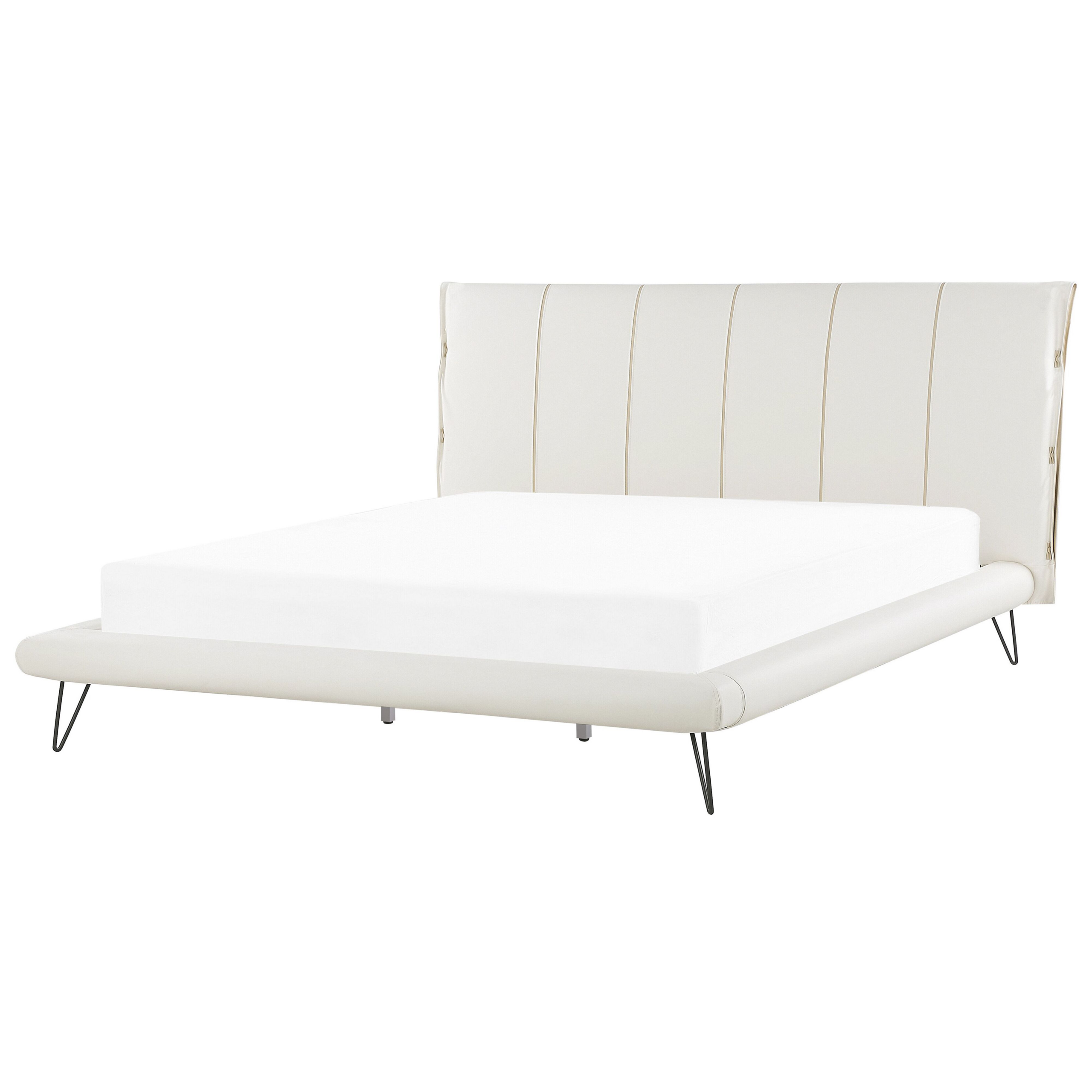 Seng Kunstlæder BETIN 180 x 200 cm Lys Beige