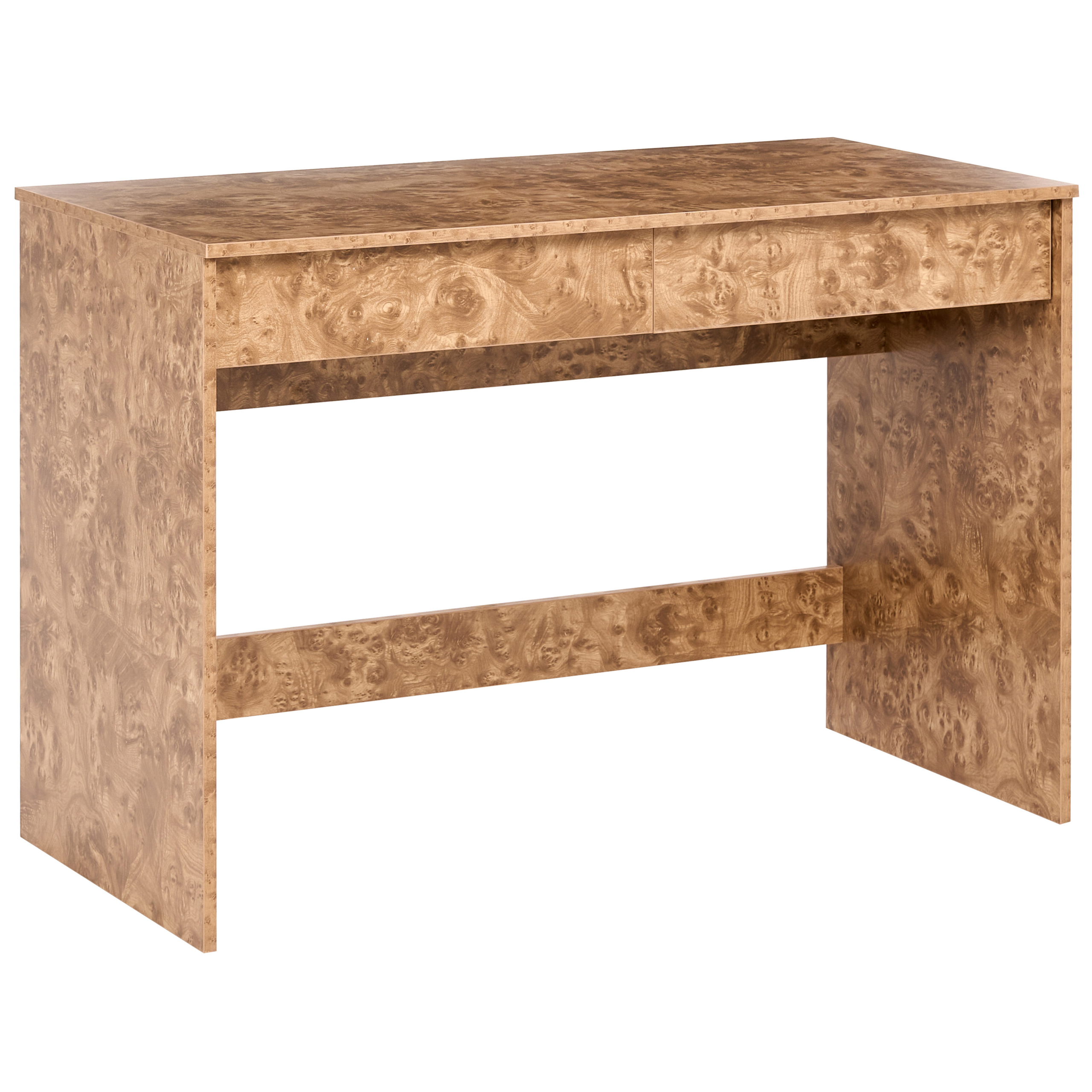 Skrivebord RONDANE 110 cm x 50 cm Masur effekt