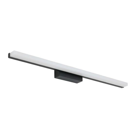TOOLIGHT væglampe APP1856-1W 80cm LED Sort 80x7,5x5cm