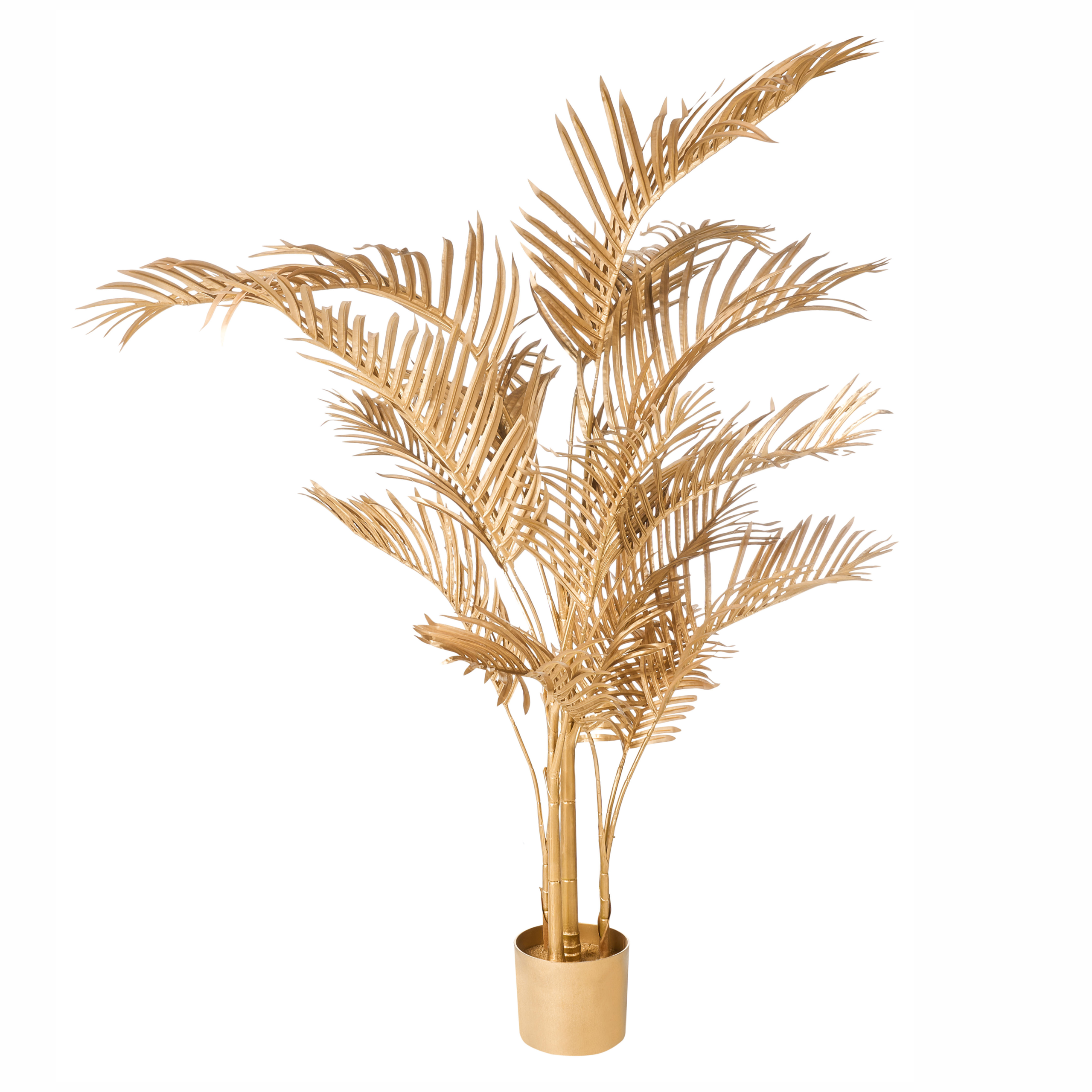 Kunstig plante ARECA PALM 160 cm Guld