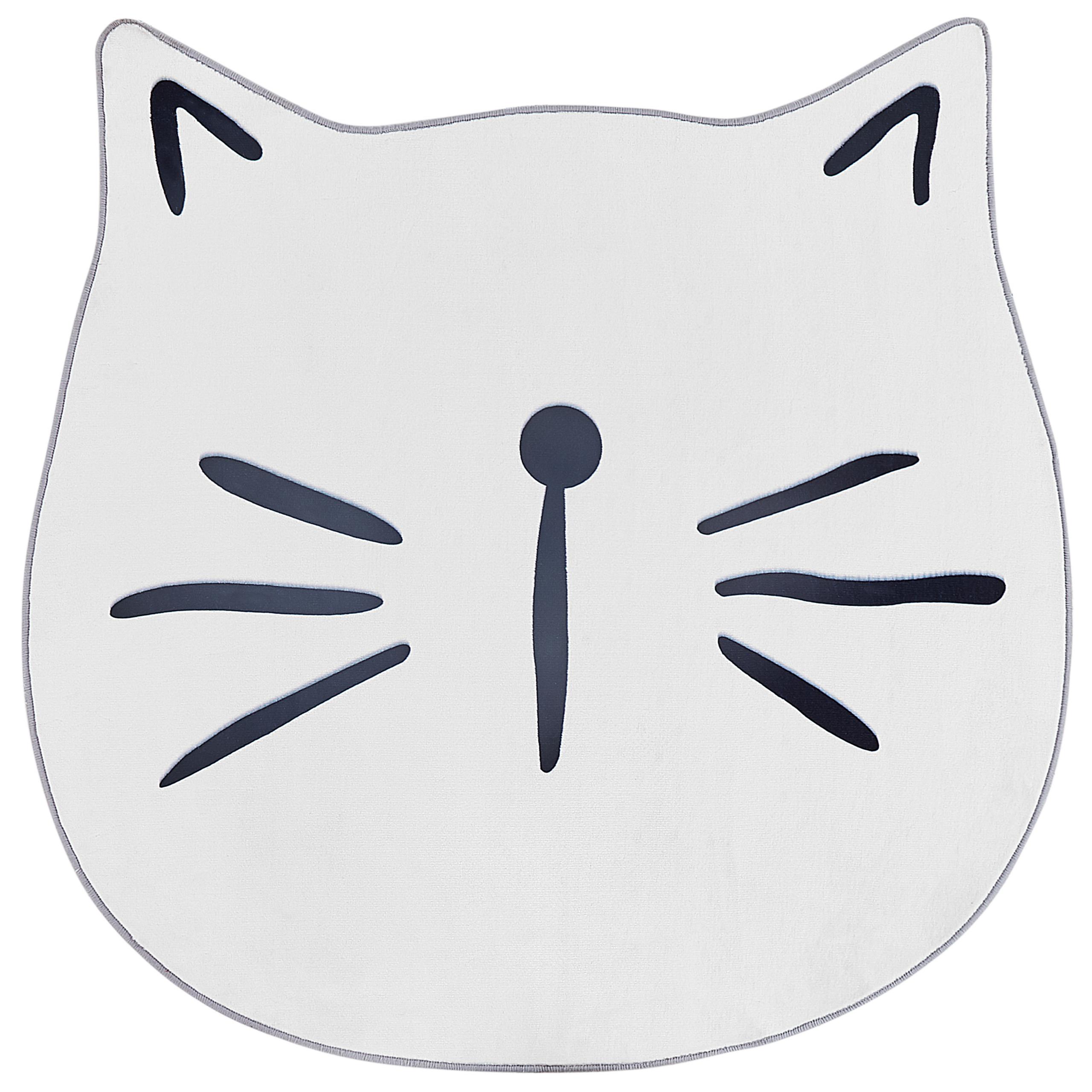 Børnetæppe KITTY Hvid ø 100 cm