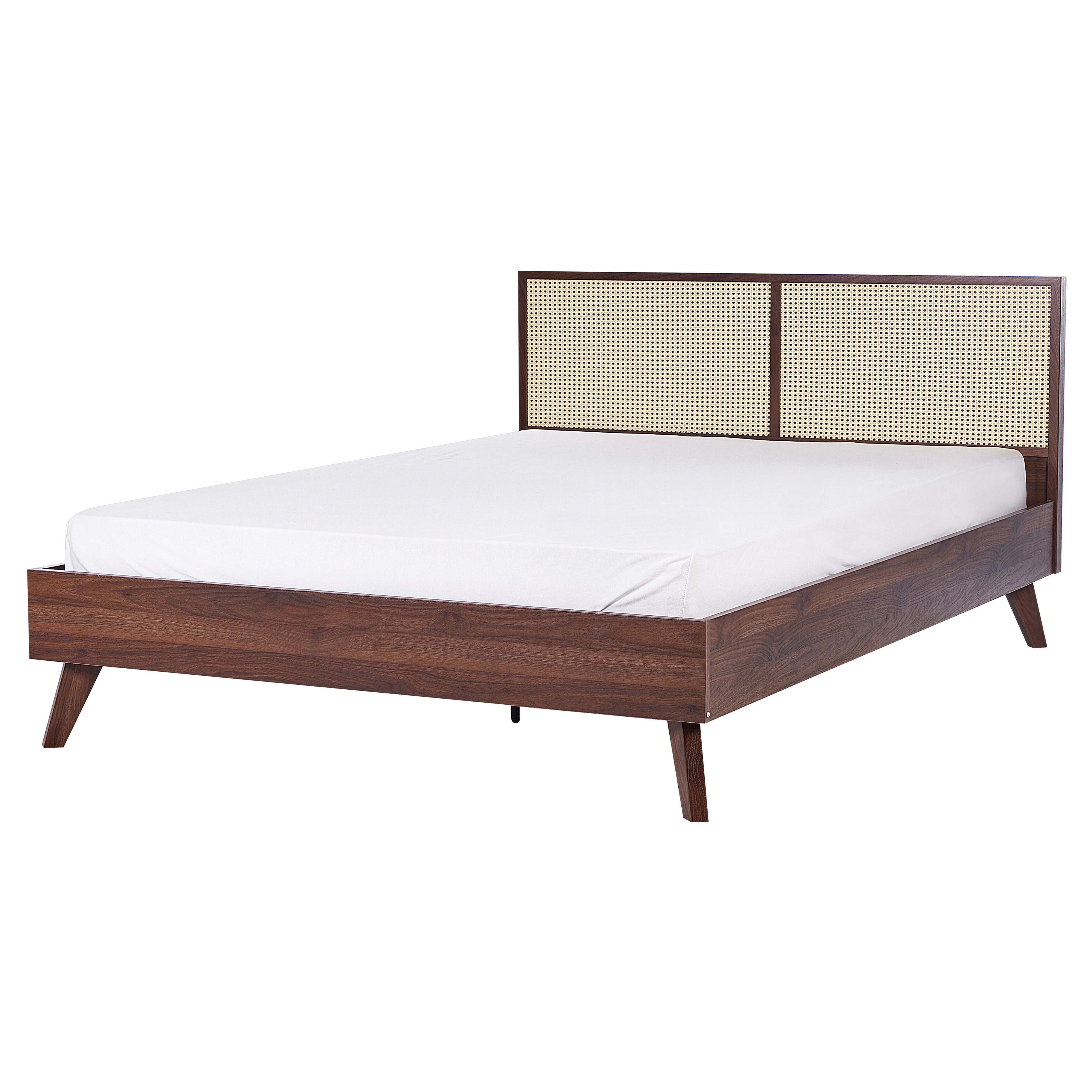 Seng Rattan MONPAZIER 160 x 200 cm Mørkebrun
