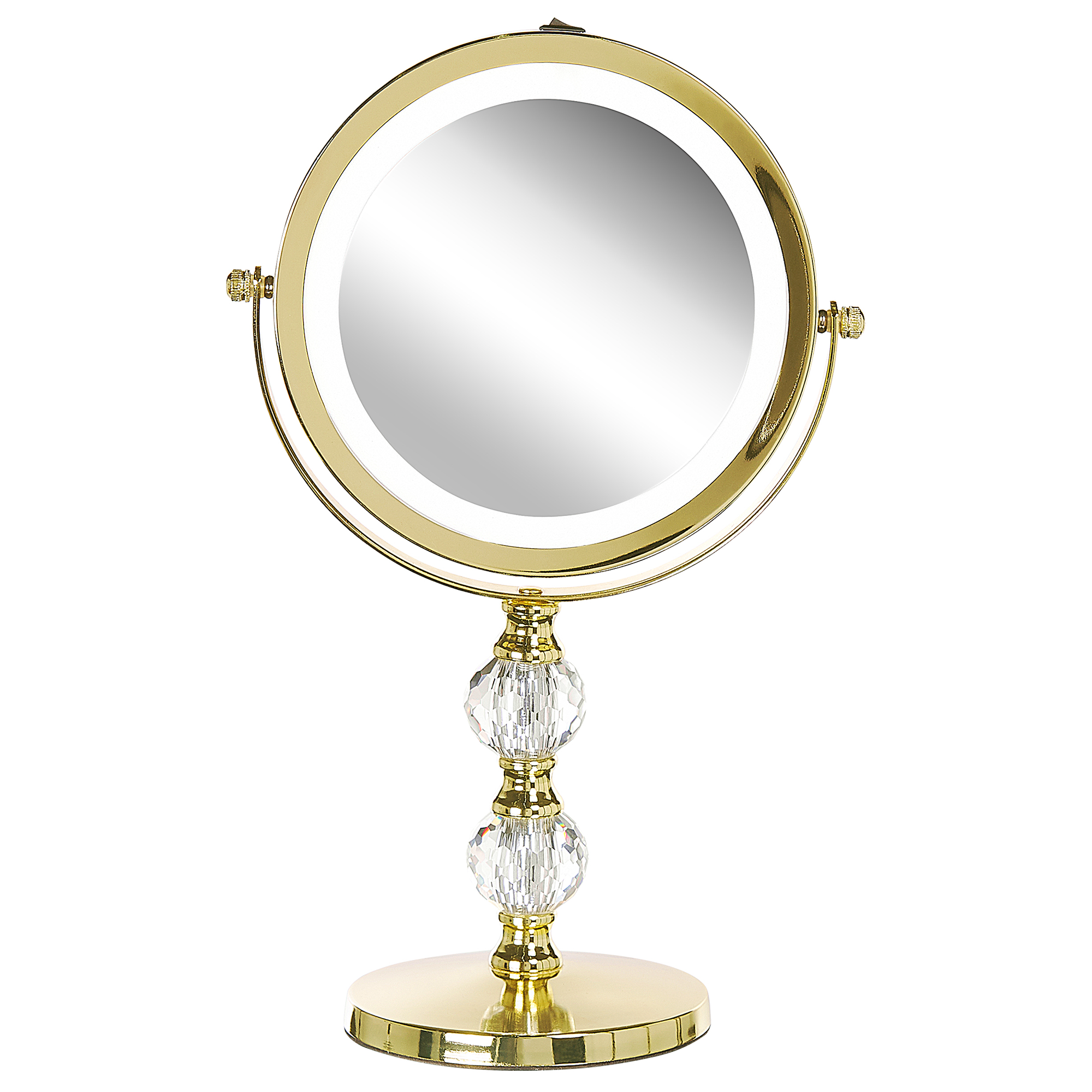 Makeup spejl LED CLAIRA Guld