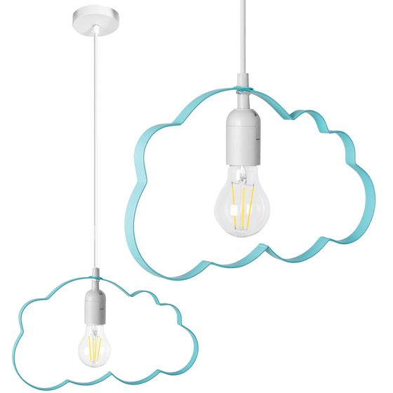 TOOLIGHT hængende loftlampe LH2077-1 Blå 34,5x34,5x99,5cm