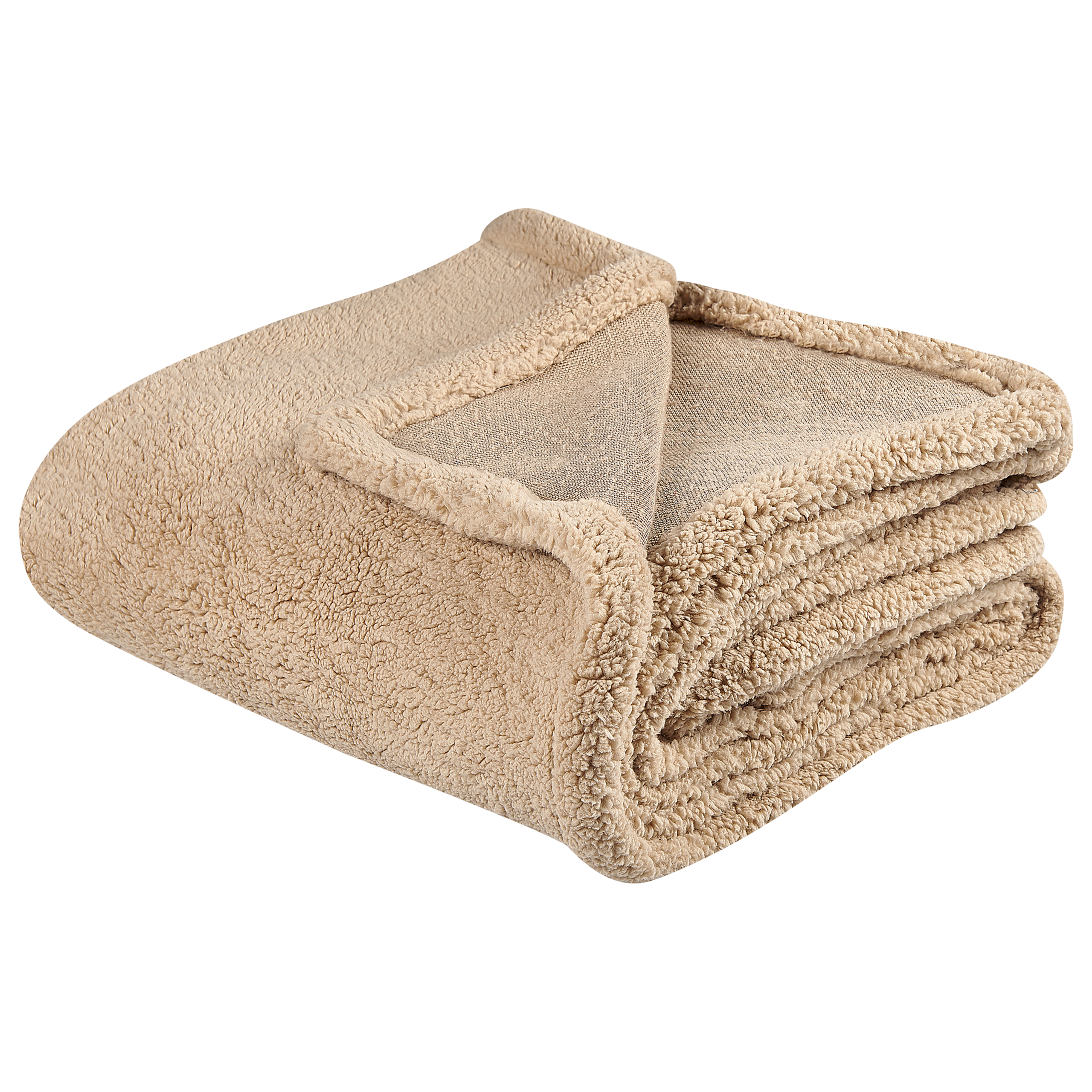 Plaid MIRGE 125 x 150 cm Beige