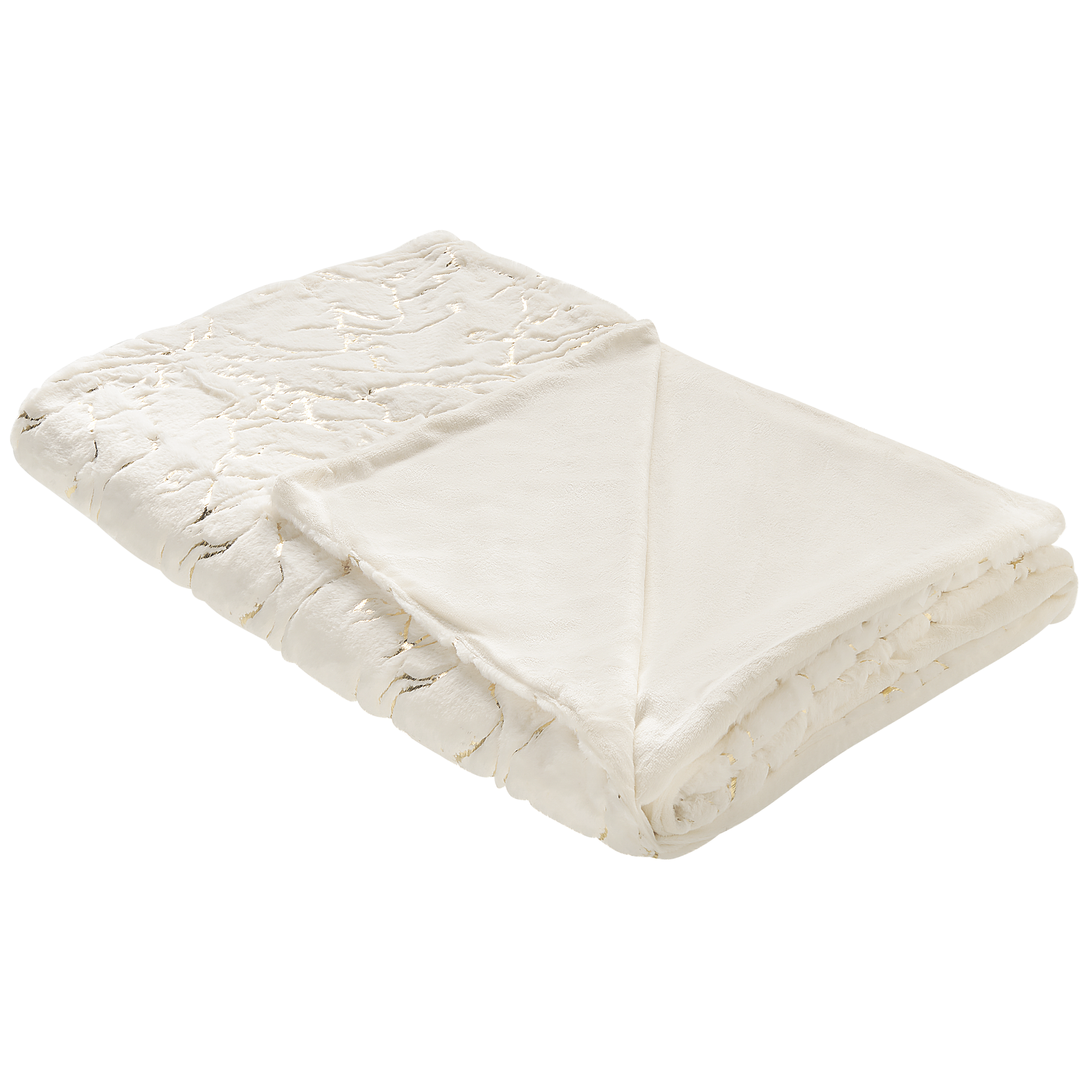 Plaid GODAVARI 150 x 200 cm Lys Beige