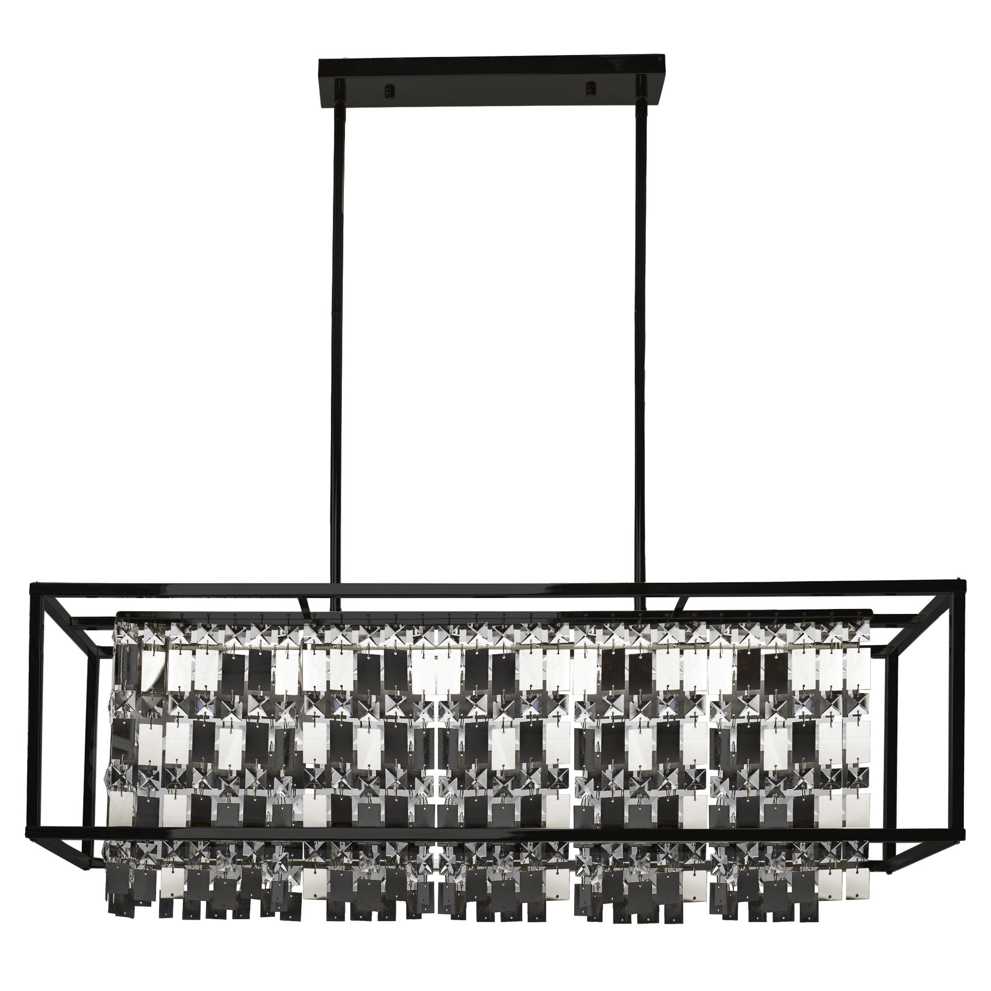 TOOLIGHT hængende loftlampe APP1112-4CP Sort 28x85x86,5cm