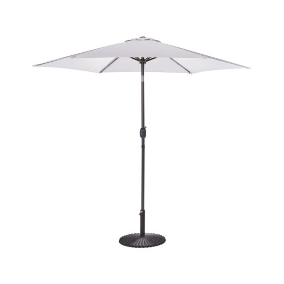 Haveparasol 266 cm VARESE Lysegrå