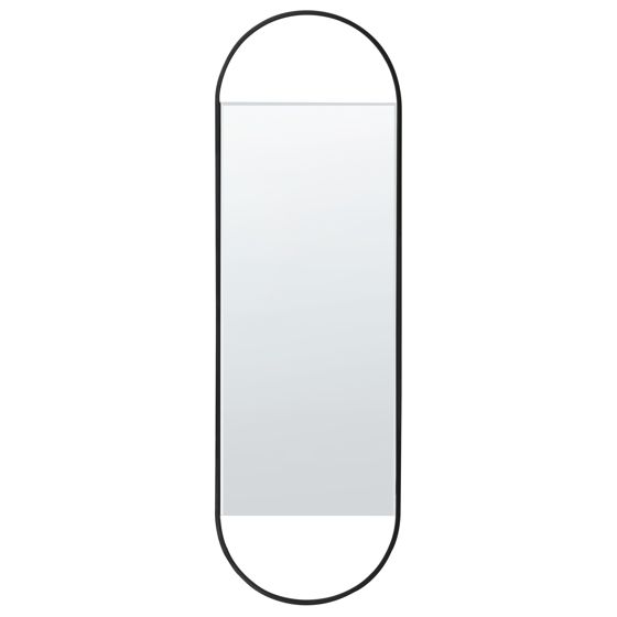 Vægspejl VALLERY 40 cm 120 cm Metal Sort