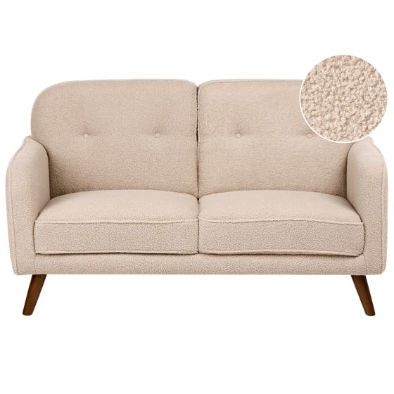 Sofa 2 personers ETTRUM Boucle Beige