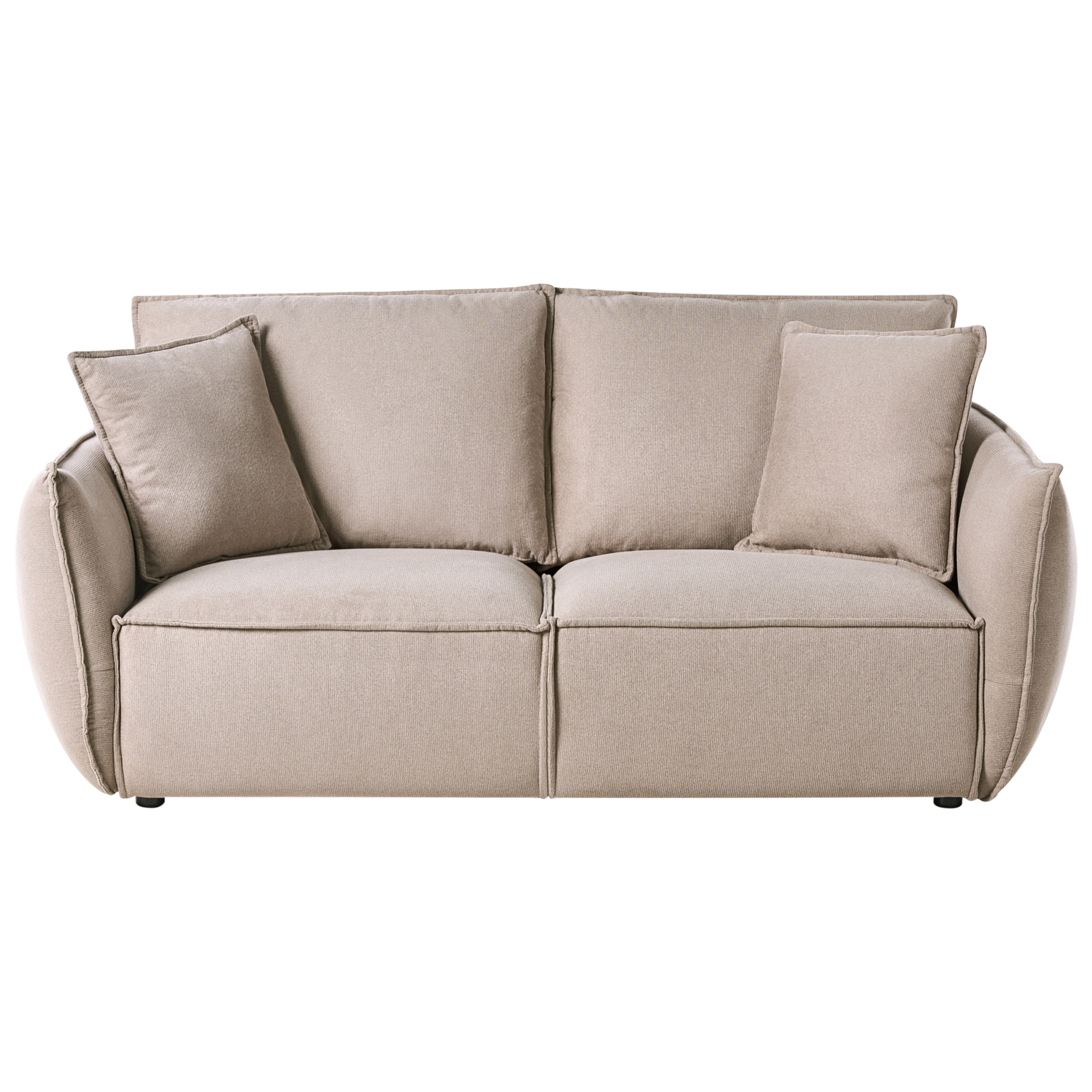 Sofa 3 personers KUNES Brungrå