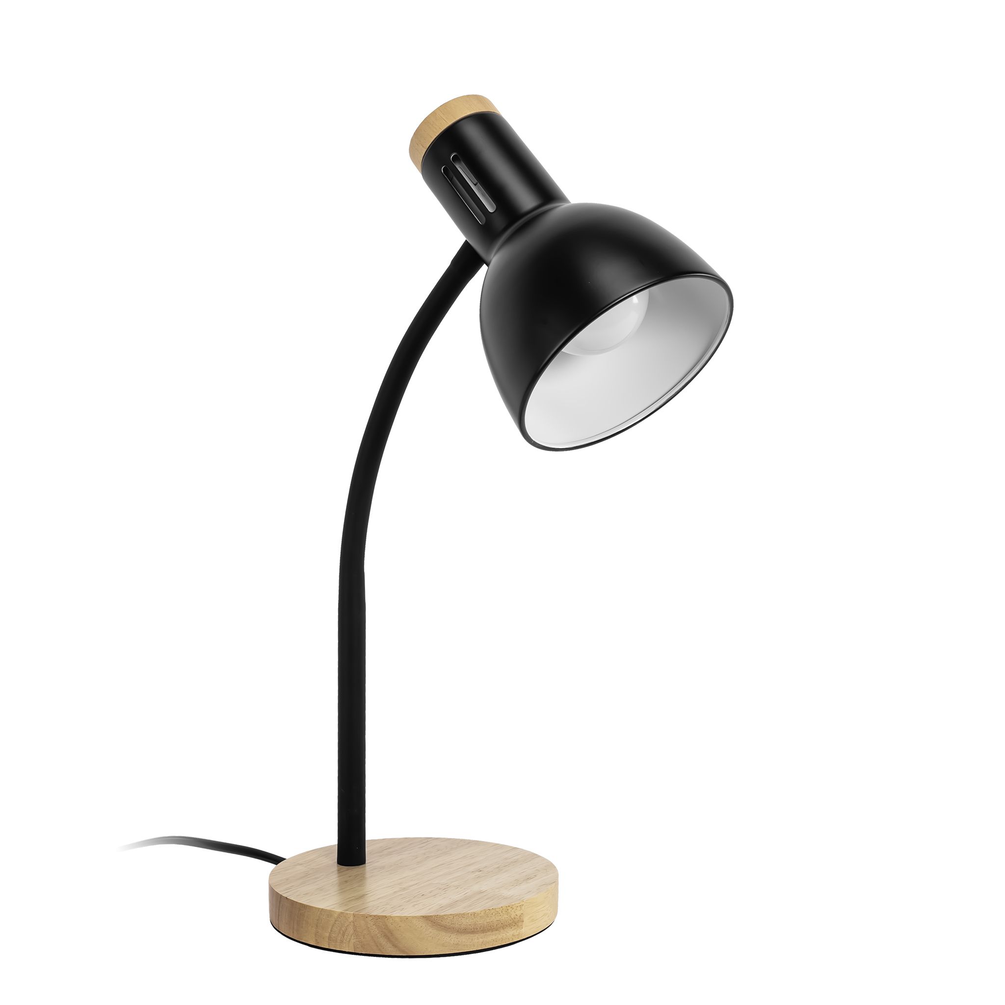 TOOLIGHT skrivebordslampe JNH046-1T BLACK sort, 16,8x15x45,3cm
