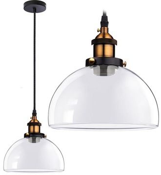 TOOLIGHT hængende loftlampe APP046-1CP VERTO C Gennemsigtig 28x25x28cm