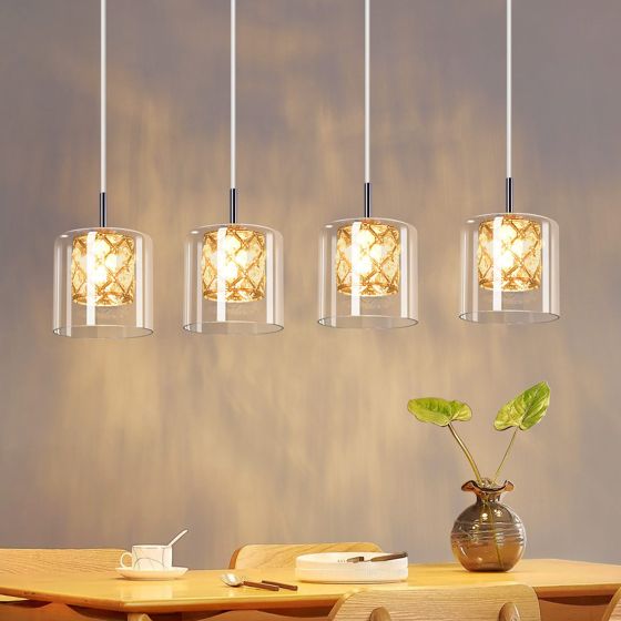 NETTLIFE moderne, krystal, G9, glas, pendellampe, til spisestue, justerbar, højde