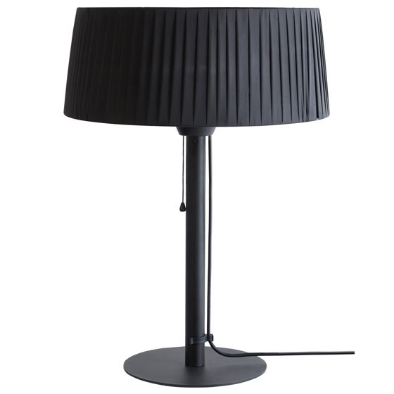 Fritstående infrarød terrassevarmer OLLERIA 1500 W Sort