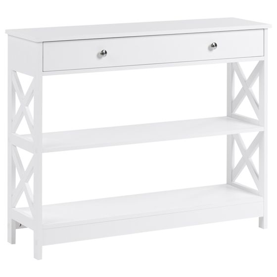 Konsolbord MONTGOMERY Hvid