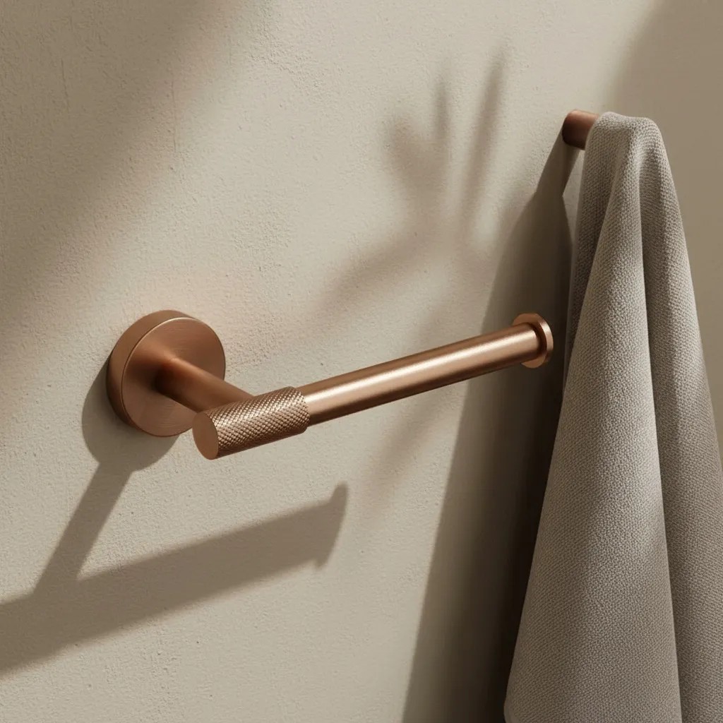 REA toiletpapirholder 5709 GALO Børstet kobber, 17x8x5cm