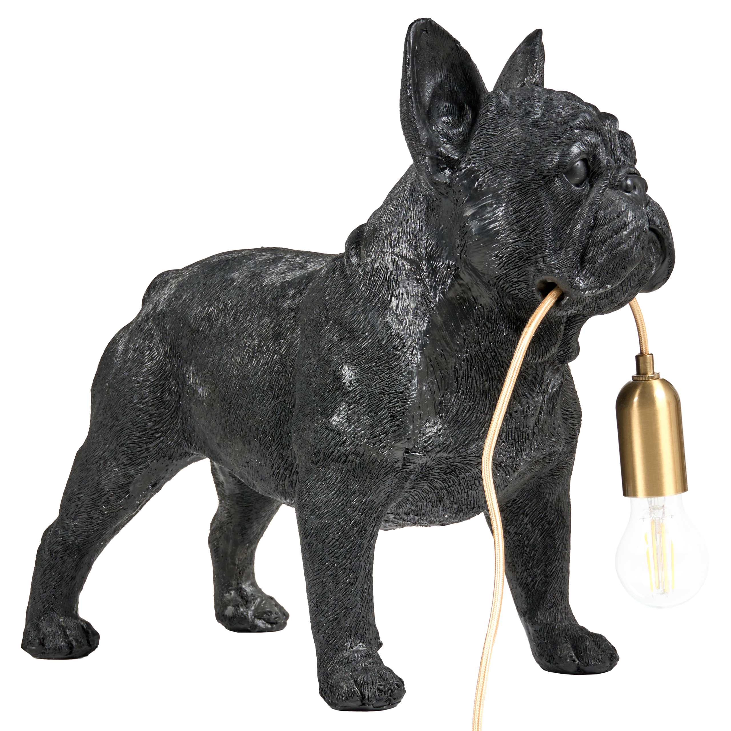 Bordlampe Hund BAXTER Sort