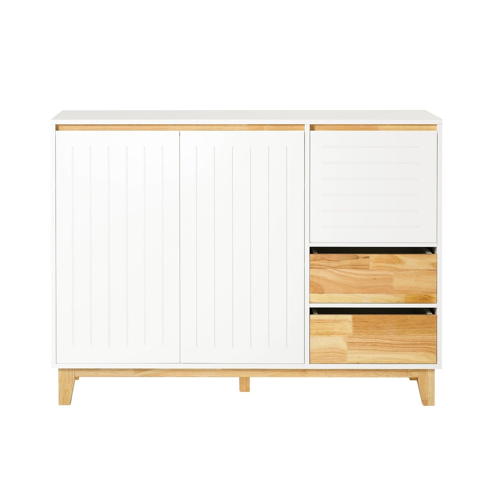 ```html<p>SoBuy Credenza Mobile da cucina Armadio cucina Mobile da ingresso Buffet Mobile laterale credenza bassa Mobile TV 120x40x90m FSB75-WN</p>```