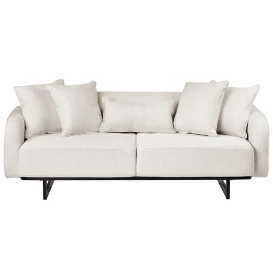 Sofa 3 personers SVANEK Cremehvid