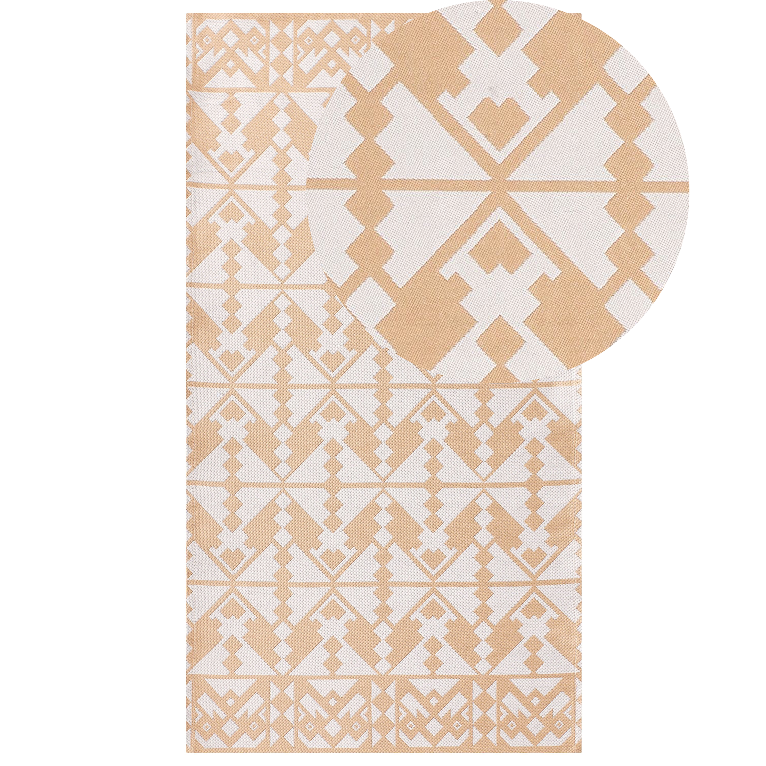 Udendørstæppe BALASORE Beige 80 x 150 cm