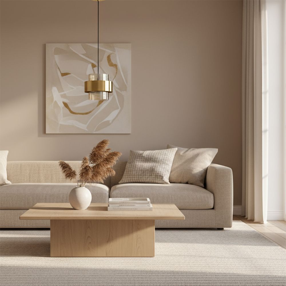 TOOLIGHT hængende loftlampe APP1236-1CP Guld 18x18x16cm