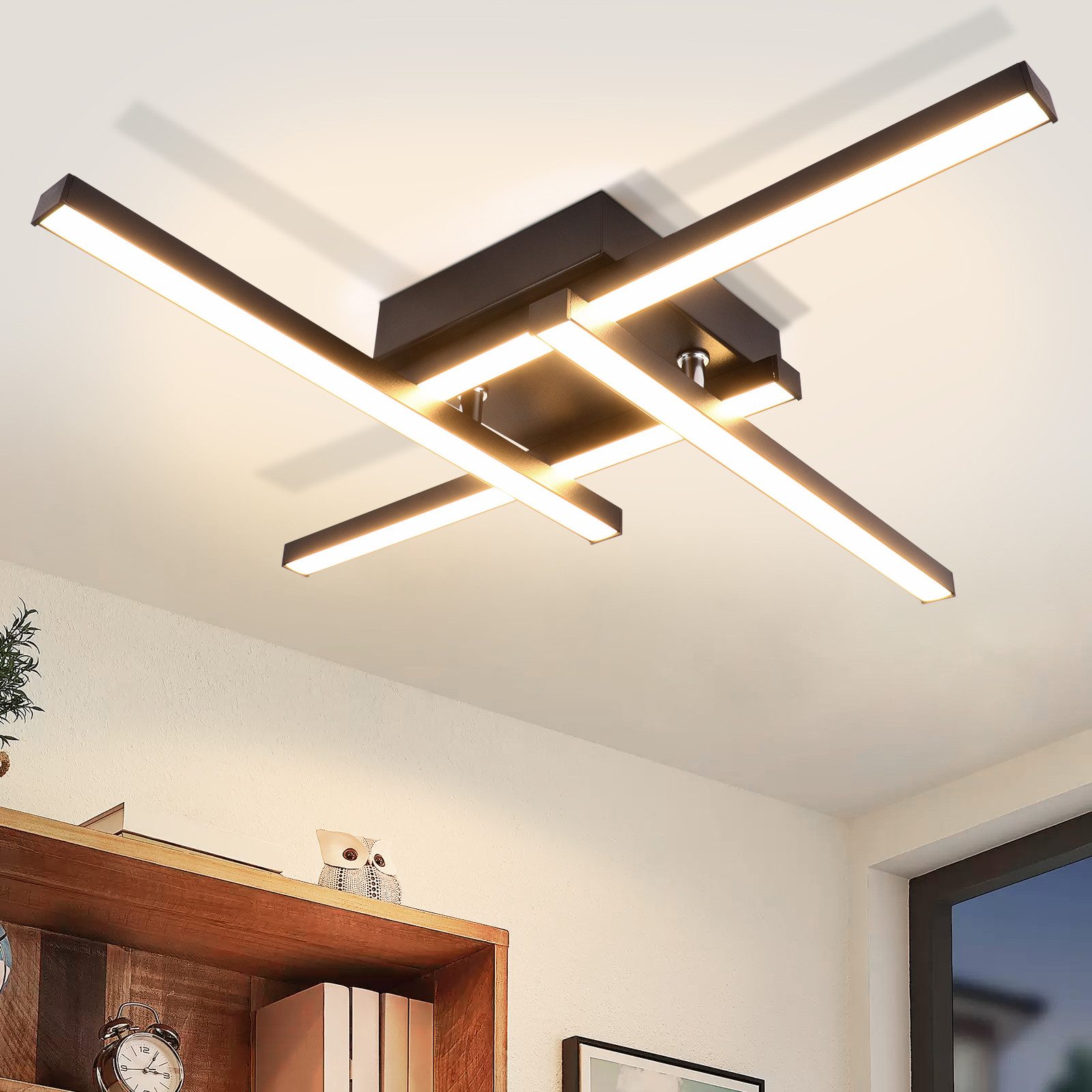 NETTLIFE LED - loftlampe, varm, hvid, moderne, design, 24W, 3000K