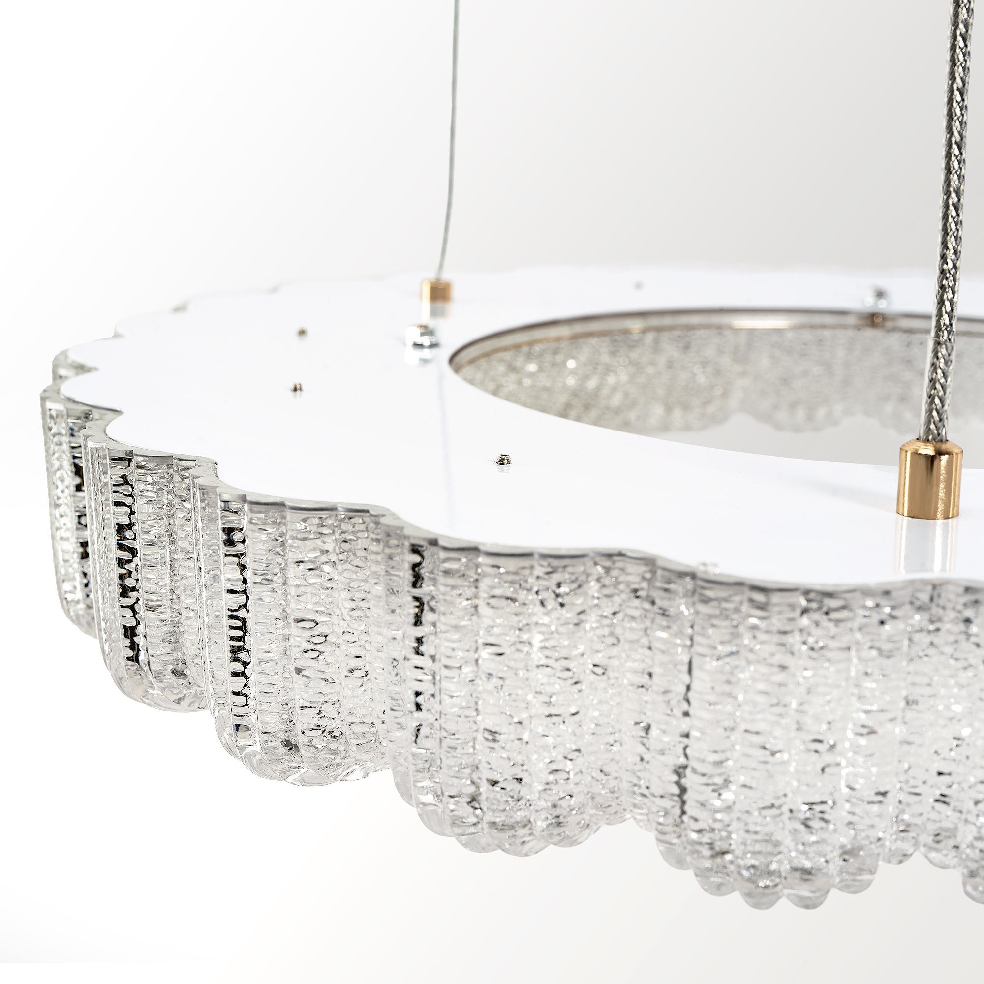 TOOLIGHT hængende loftlampe MS019-CP 60CM LED Rosaguld 60x60x5,5cm