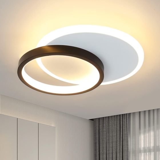 NETTLIFE LED - loftlampe 12 W, køkkenlampe, 3000 K, varm hvid, soveværelseslampe, moderne design