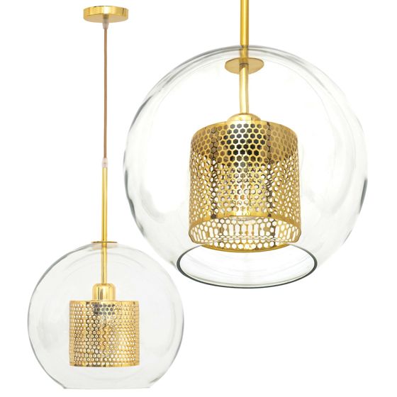 TOOLIGHT hængende loftlampe APP556-1CP 30CM Guld 50x30x60cm