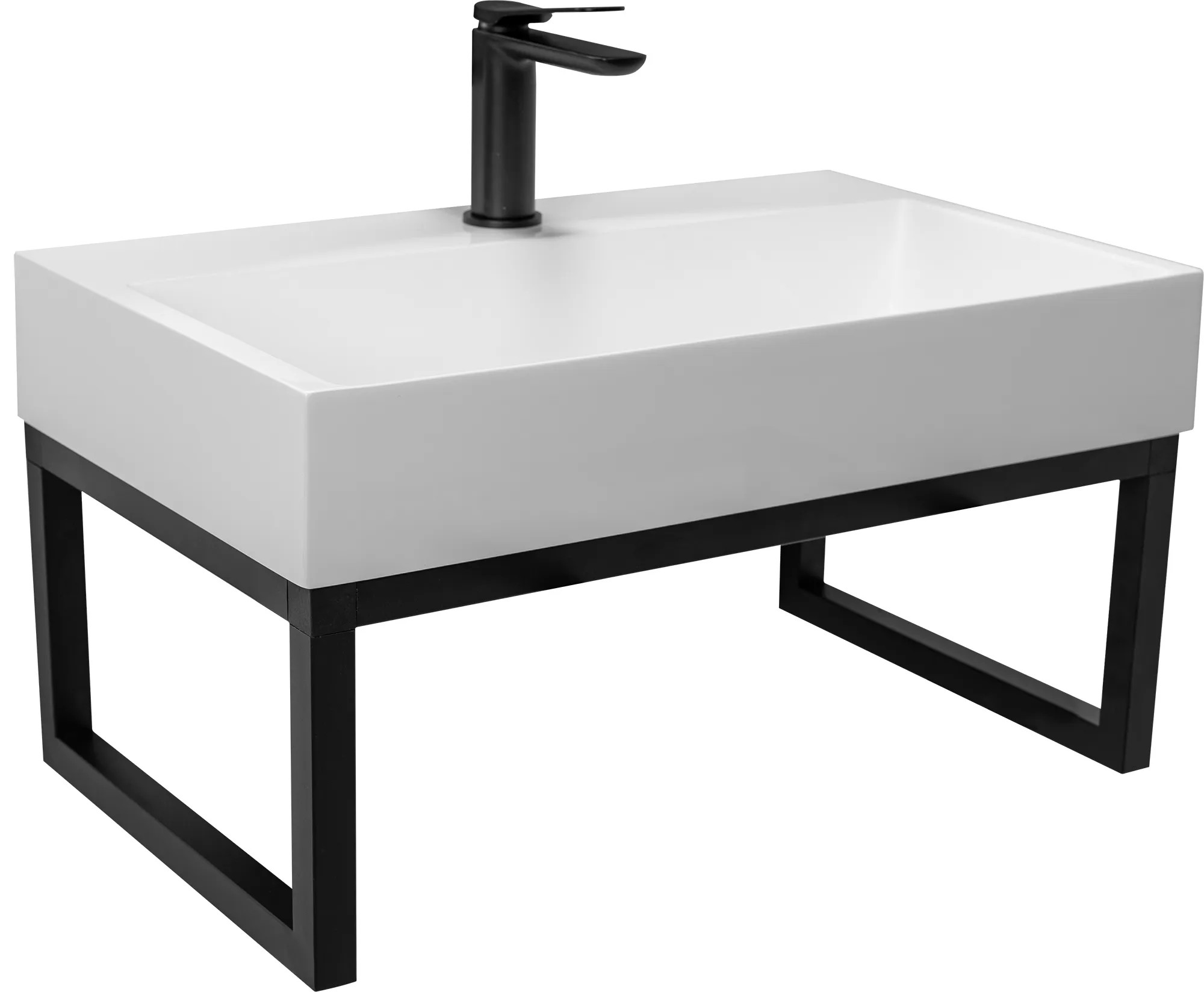 REA kompositvask GOYA 60 Hvid, 60x37x14cm