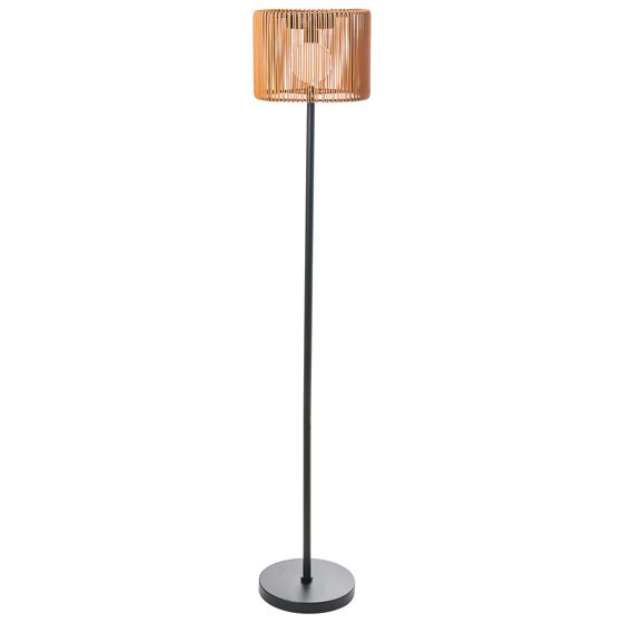 Udendørs solcelle LED-gulvlampe LUENA Brun