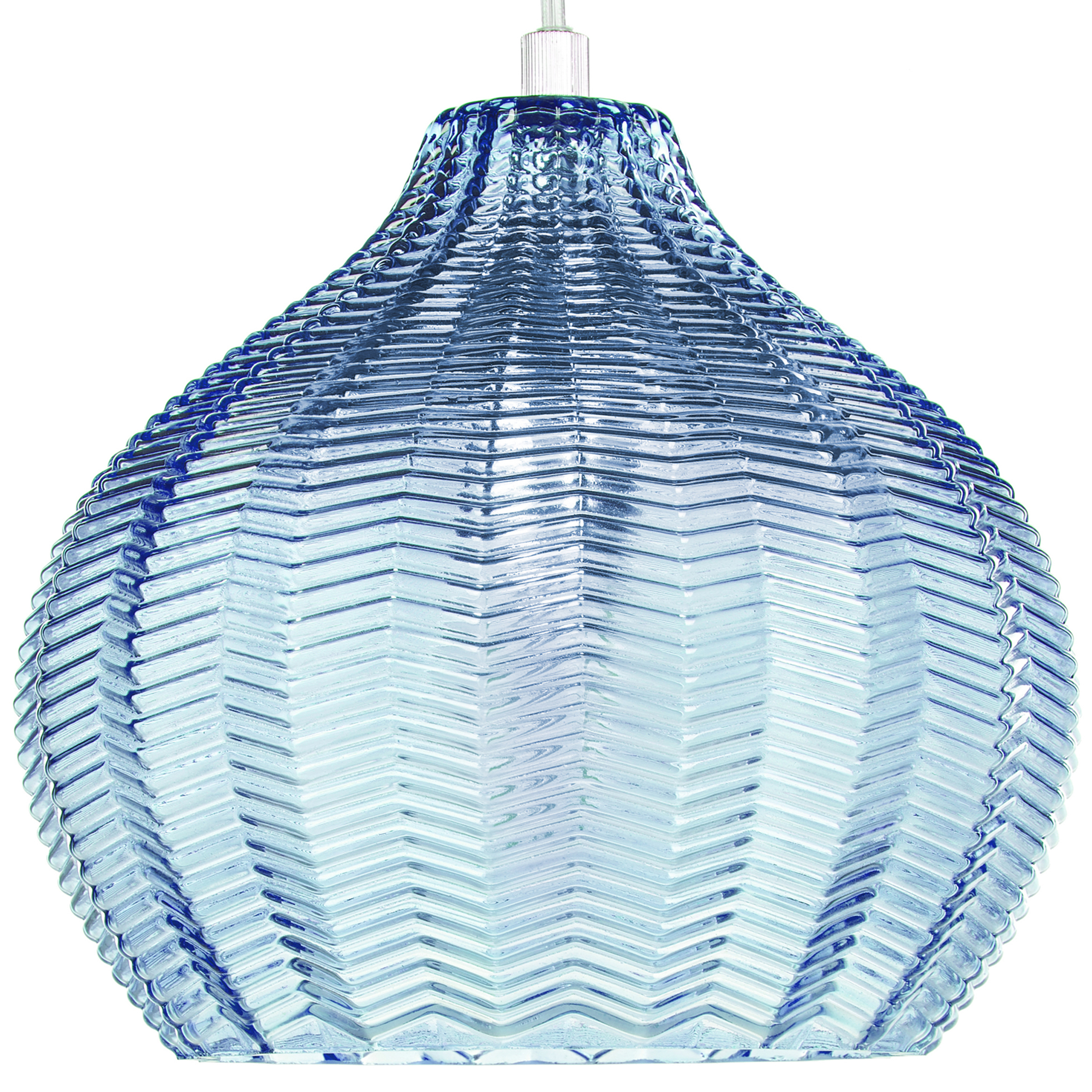 Loftlampe KEILA Glas Blå