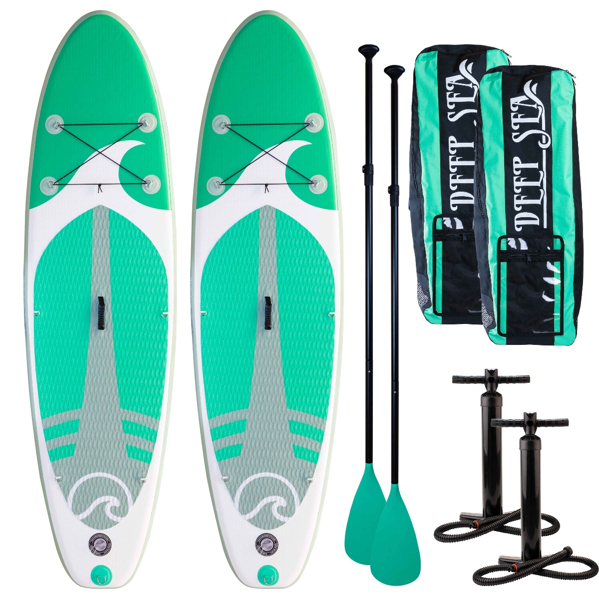 Deep Sea 2x SUP Board Sæt Standard (275cm)
