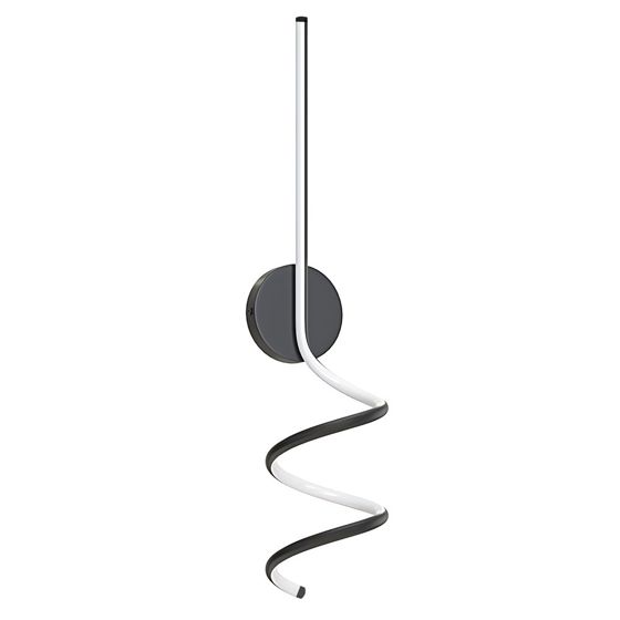 TOOLIGHT væglampe LHJ061-W LED Sort 18x18x70cm