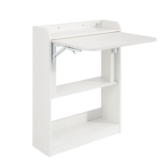 SoBuy Klapbord, kontor, Skrivebord FWT92-W
