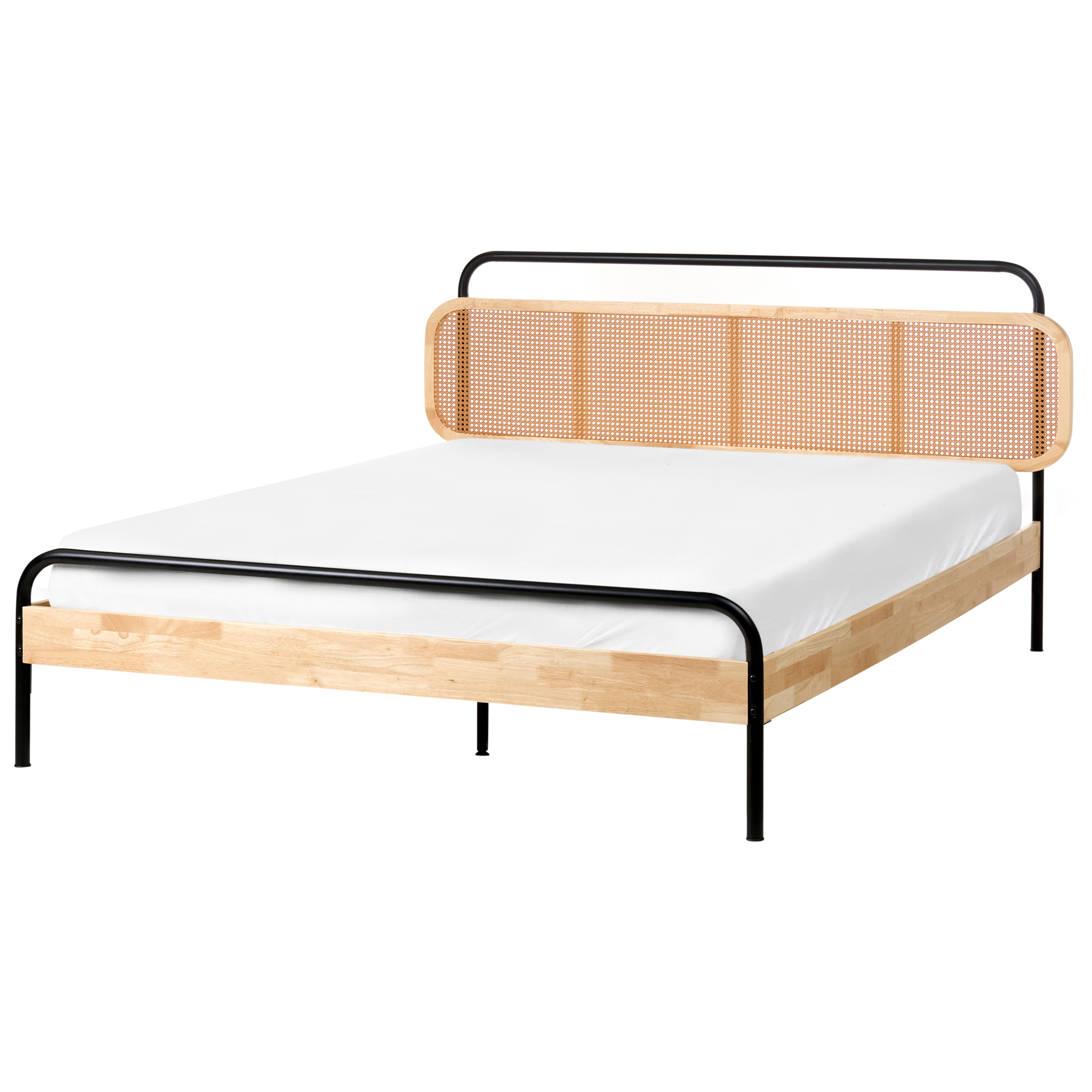Seng Rattan BOUSSICOURT 160 x 200 cm Lysebrun