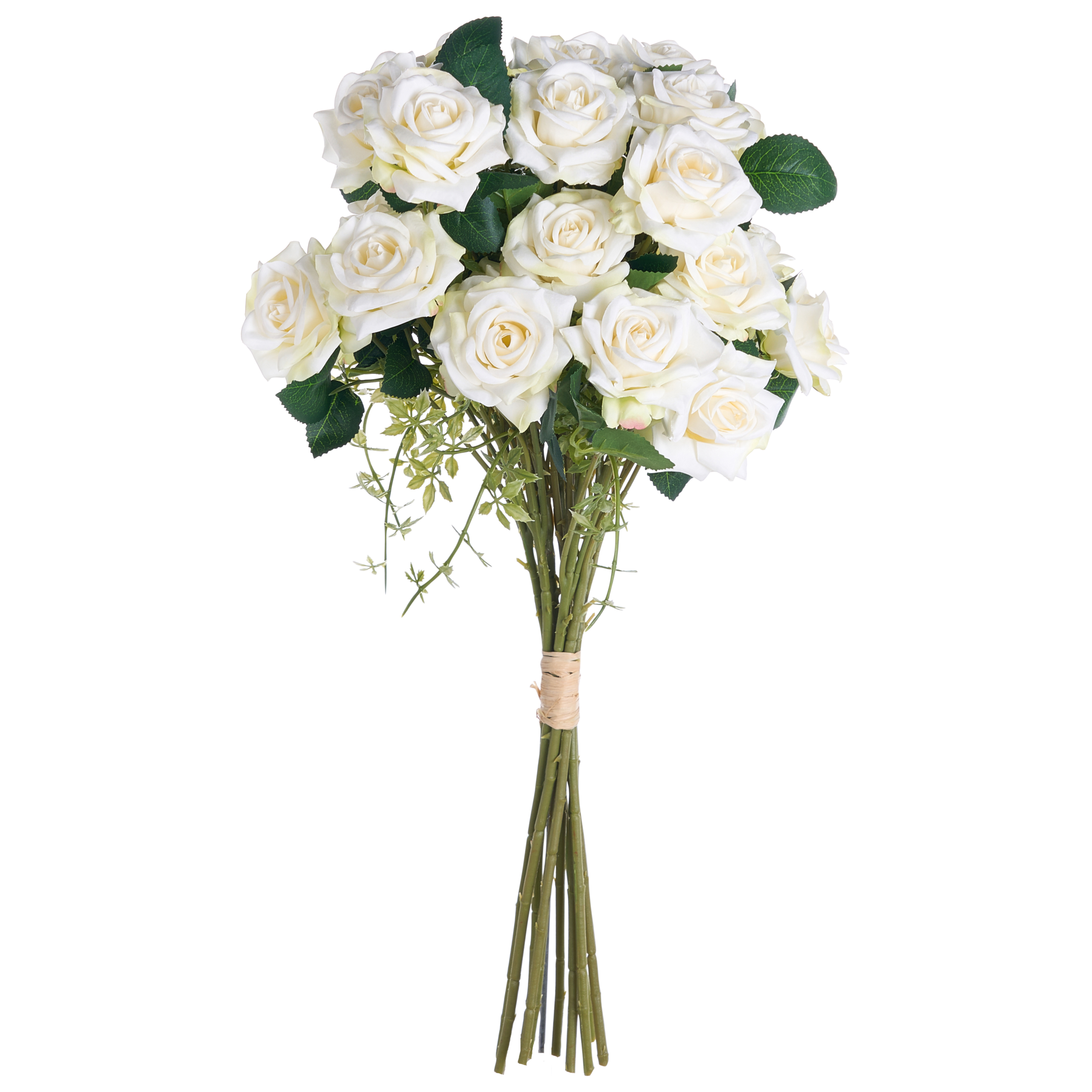 Kunstig blomsterbuket LAPAS 55 cm Hvid