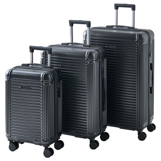 Sæt af 3 hardcase-kufferter MYNTIS Mørkegrå