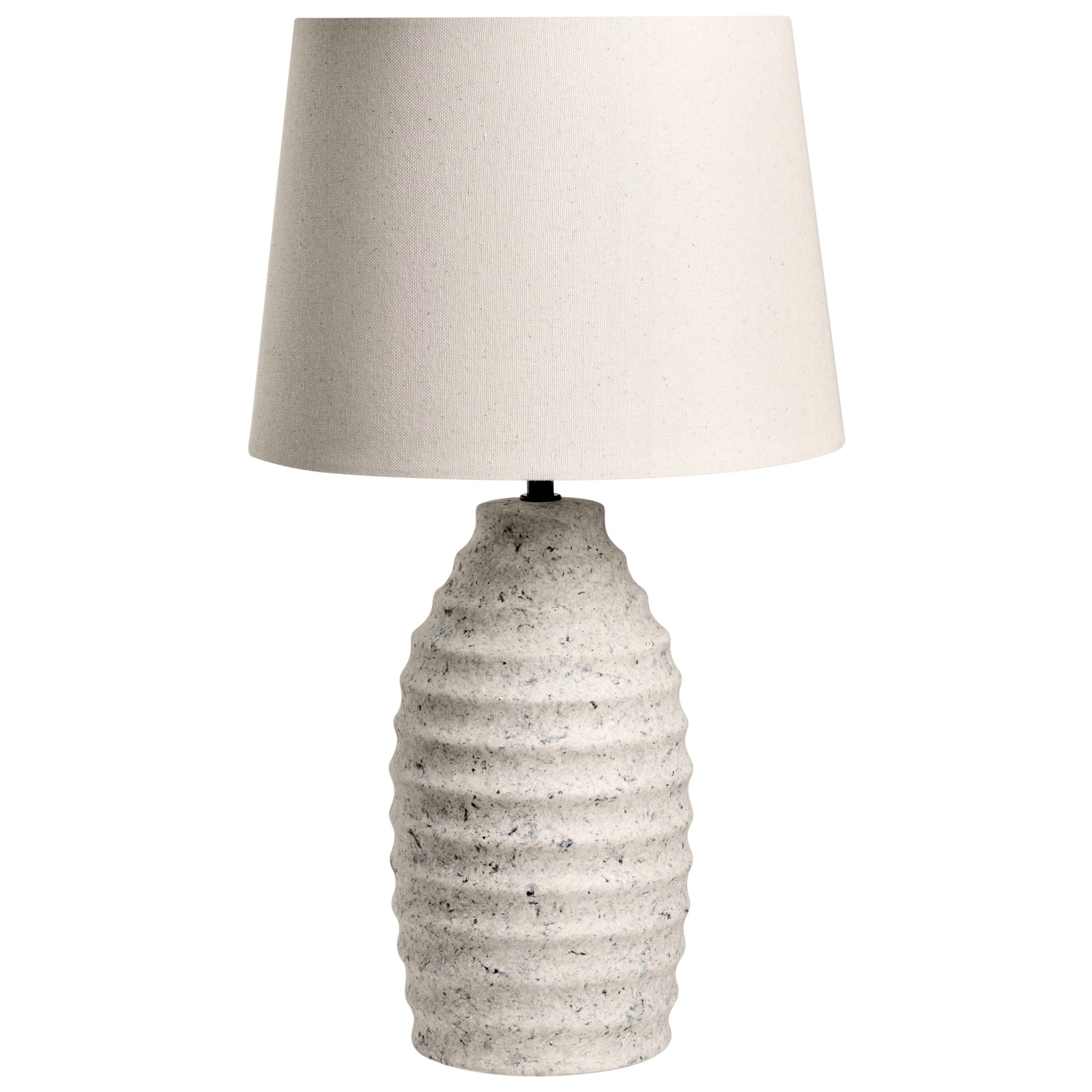 Bordlampe BILLY Keramik Cremehvid