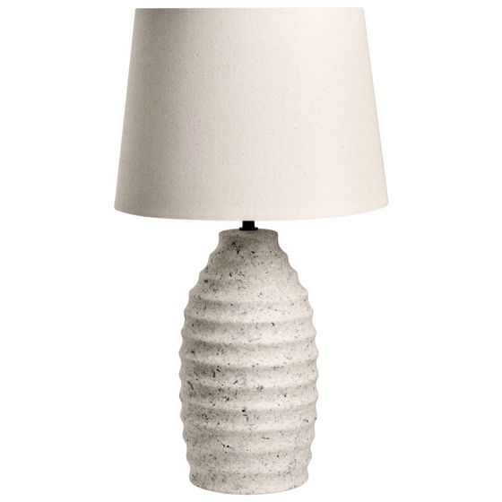 Bordlampe BILLY Keramik Cremehvid