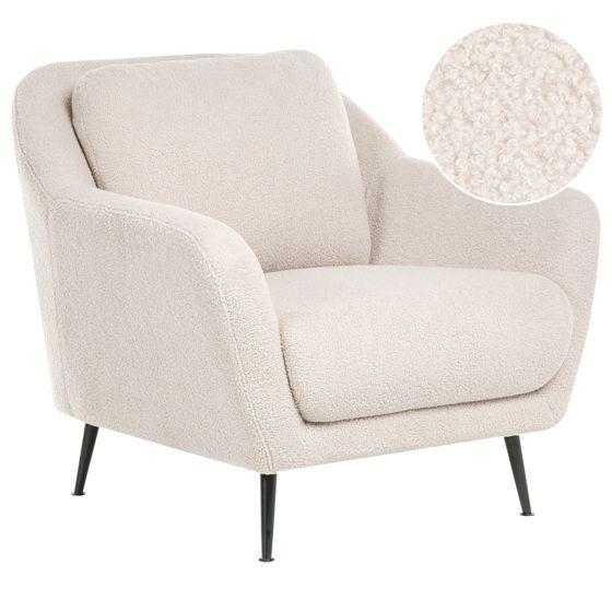 Lænestol EIBY Boucle Beige