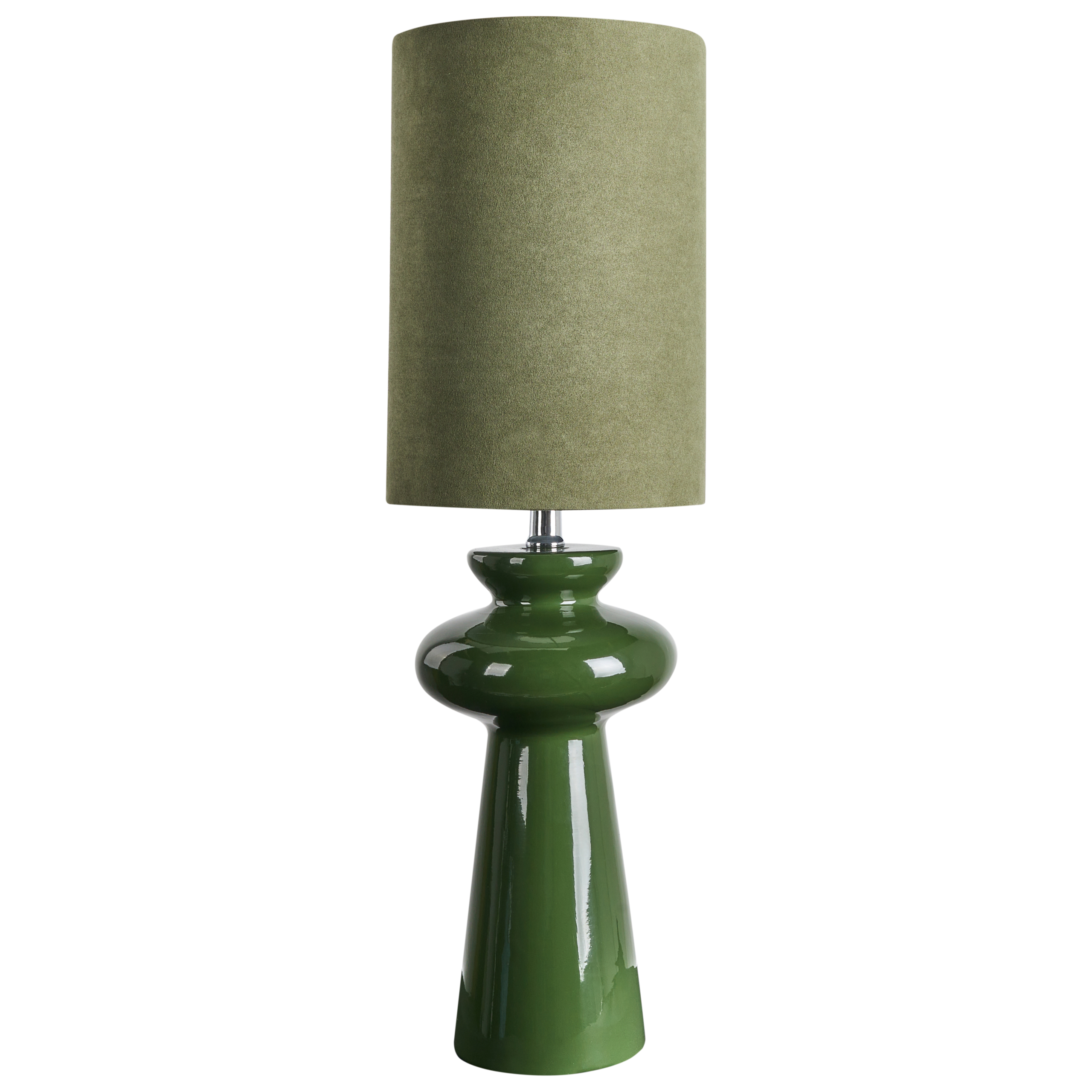 Bordlampe OTEROS Olivengrøn