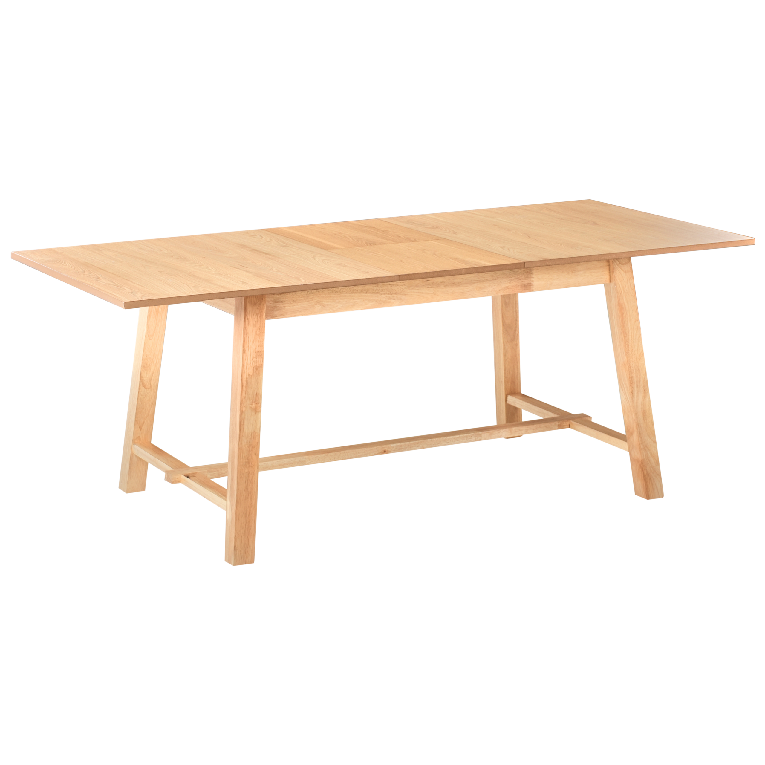Spisebord med udtræk BARNES Lys ask 160/200 cm 90 cm