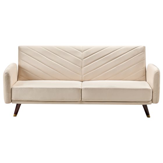Sovesofa 3 personers SENJA Velour Beige